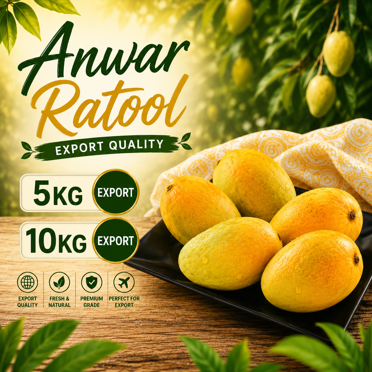 Anwar Ratool Mango – The King of Sweet and Aromatic Mangoes