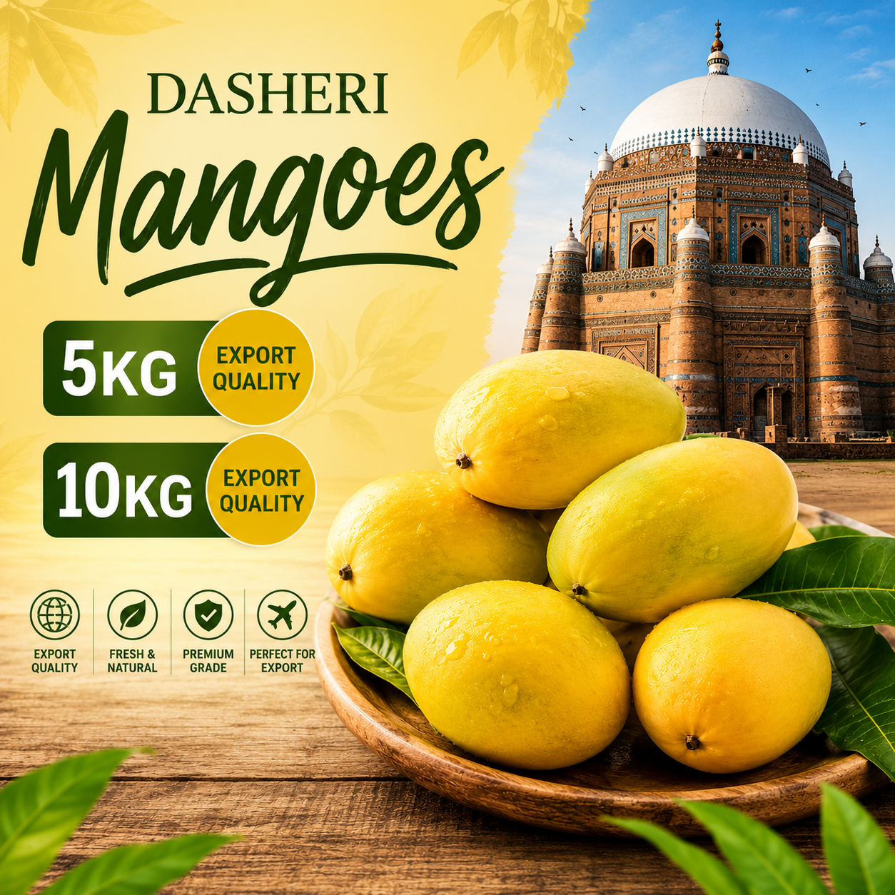Dussehri Mango – Sweet, Juicy & Premium Multani Mangoes Online #Export