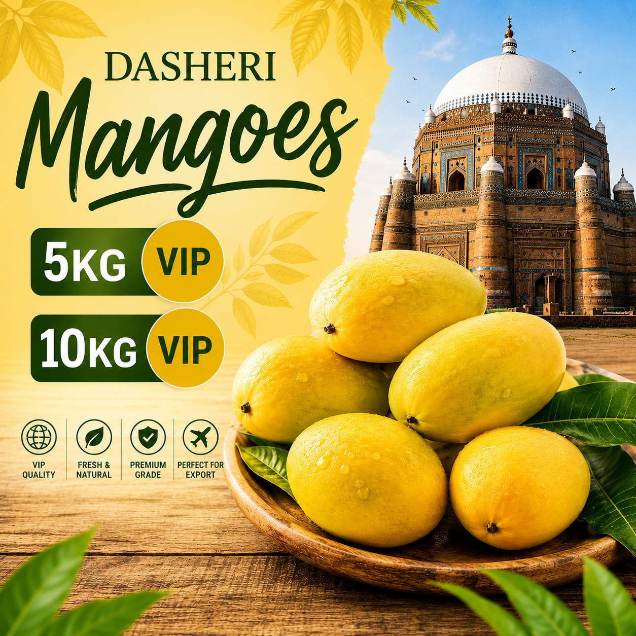 Dussehri Mango – Sweet, Juicy &amp; Premium Multani Mangoes Online #Vip